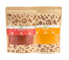 URMI Reshampatti chilli powder + URMI Turmeric powder